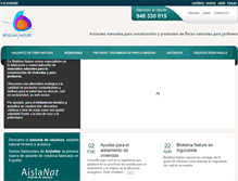 Tablet Screenshot of bioklimanature.com